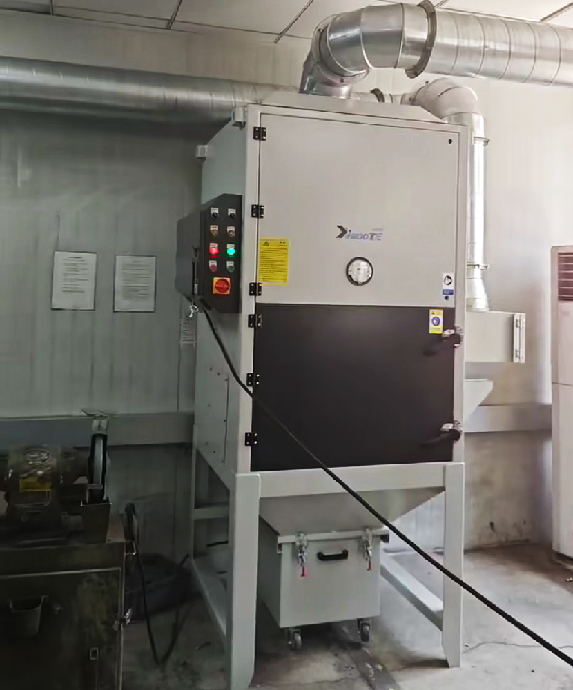 中压除尘器IV-75Z工业除尘解决方案——6台磨床“一拖六”高效除尘案例